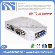 Hot Sell AV Signal Converter Box VGA TO AV Converter